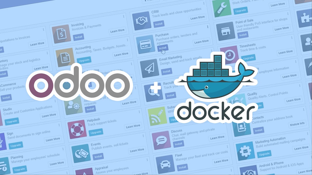 odoo docker setup