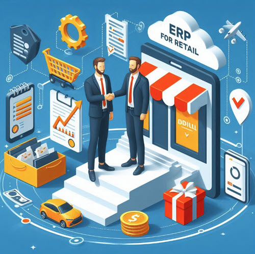 ERP for retail helps retailers manage their businesses in an effective and efficient manner by providing consistent information flow.