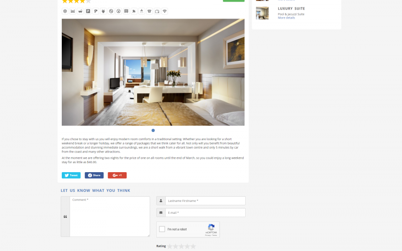 Chọn và đặt phòng với nhiều tùy chọn