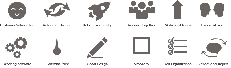 Infographic The 12 Agile Principles Agilean Solutions