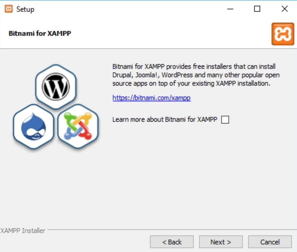 Trình hướng dẫn cài đặt XAMPP trên Windows 10