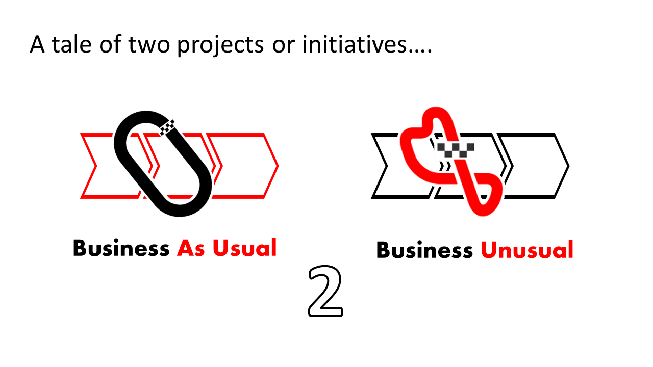 A Tale of Two Projects/Initiatives