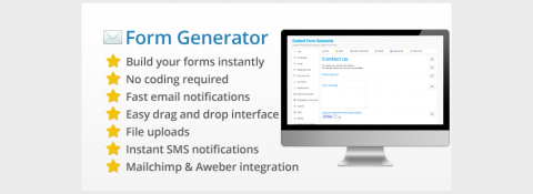 Contact Form Generator - Trình tạo biểu mẫu đơn giản và mạnh mẽ