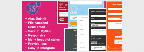 Responsive AJAX Contact Form - PHP, MySQL and Send Mail