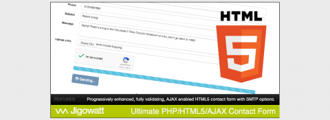 Ultimate PHP, HTML5 & AJAX Contact Form (phiên bản Bootstrap)