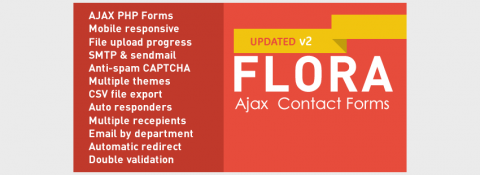 18. Flora Forms - Responsive Ajax Contact Forms