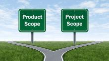 The project scope is totally defined by the project manager. An example of the project scope is constructing a bridge, while its product scope might be its technical specifications such as length, width, and the amount of load it has to withstand.