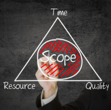 Project scope is the part of project planning that involves determining and documenting a list of specific project goals, deliverables, tasks, costs and deadlines. The documentation of a project's scope is called a scope statement or terms of reference.