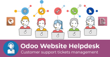Odoo Website Helpdesk Support Ticket and Issue Management