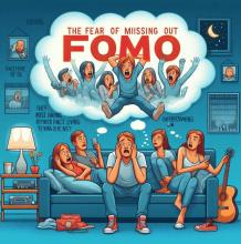 The fear of missing out, or FOMO, refers to the feeling or perception that others are having more fun, living better lives, or experiencing better things than you are. 