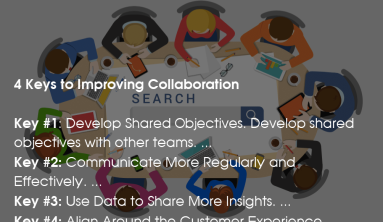 4 Keys to Improve Collaboration and Alignment